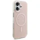 Чехол Karl Lagerfeld для iPhone 17 IML Karl RSG Logo MagSafe, розовый