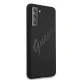 Чехол Guess для Samsung Galaxy S21+ Silicone Vintage Script, черный
