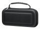 Large Nintendo Switch console case with accessory compartments, black