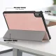 Lenovo Tab P11 Gen 2 (TB350FU) Trifold Stand PU Leather Hard Protective Cover Case, Rose Gold | Чехол Книжка...