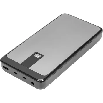 Ārējais akumulators 25200mAh PD60W QC3.0 2x USB-C USB-A DC ar 10 pārejām