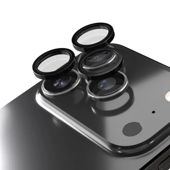 Etteri kameras aizsargstikls iPhone 17 Pro / 17 Pro Max, melns