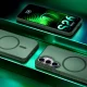 Чехол 3mk Smoke MagCase для Samsung Galaxy S26, зеленый