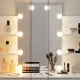 Liels kosmētikas galdiņš ar spoguli un LED apgaismojumu ModernHome, 3 gaismas toņi