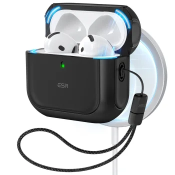 Чехол ESR Orbit Halolock MagSafe для Apple AirPods 4, черный