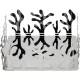 Салфетница Alessi Mediterraneo ESI18, 20.5 x 20.5 см, серебристая