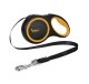 Purlov Retractable Dog Leash 8m / 50kg, Black/Yellow