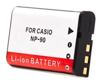 Сменный аккумулятор для Casio NP-90, 1950mAh, 3.7V