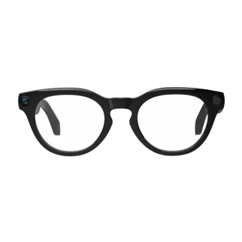 COLMI V03 viedās brilles ar kameru un zilās gaismas filtru, apaļas, melnas