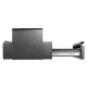 Maclean MC-875 ergonomiska atvilktne zem galda, melna