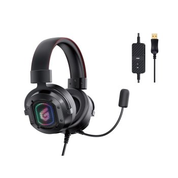 Conceptronic ATHAN02B 7.1-Channel Gaming Headset Black