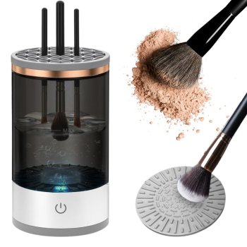 Electric Makeup Brush Cleaner and Dryer Stand with USB Power