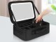 Travel Makeup Case with LED Mirror, Cosmetic Organizer Box