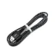 Maclean Lightning–USB-A kabelis 2.4A 1m, melns (MCE472)