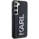 Karl Lagerfeld Samsung Galaxy S23+ vāciņš 3D Rubber Glitter Logo, melns