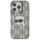 Apple iPhone 16 Pro Max 6.9\'\' Karl Lagerfeld IML Karl Head Electroplated Cover Case, Black