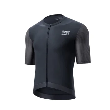 Rockbros 15200025 velokrekls ar īsām piedurknēm, izmērs M, melns