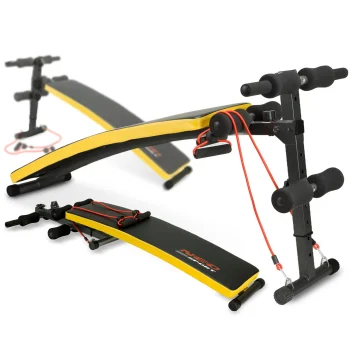 Regulējams slīpais vingrošanas sols ar espanderiem Neo-Sport NS-08G