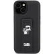 Чехол Karl Lagerfeld для iPhone 15 Plus / 14 Plus Gripstand Saffiano, черный