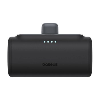Ārējais akumulators Baseus Compact 5000mAh, 20W, USB-C, melns