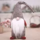 Декоративная фигурка Рождественский гном, серо-красный