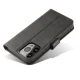 Maciņa korpuss ar statīvu iPhone 15 Pro Max Magnet Case - melns | Wallet with Stand for Black