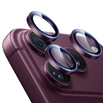 Защитное стекло на камеру ESR Armorite для iPhone 18 Pro / 18 Pro Max, бордовое
