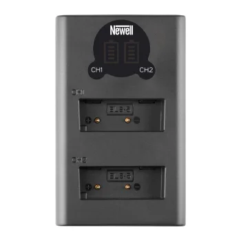 Newell DL-USB-C divu kanālu lādētājs PS-BLS5 akumulatoriem