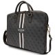 Guess 4G Printed Stripes Laptop Bag for 16\", Black