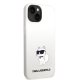 Karl Lagerfeld Silicone Choupette Case for iPhone 14 Plus / 15 Plus - White