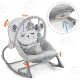 Nukido 705100 Baby Bouncer with Vibration, Grey