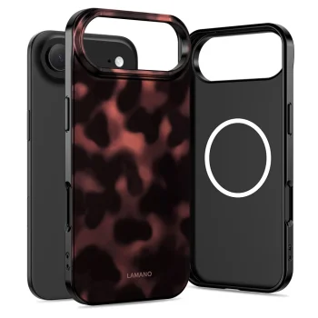 Tech-Protect Lamano MagSafe Case for iPhone Air - Black and Red