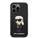 Чехол Karl Lagerfeld Silicone Ikonik для iPhone 14 Pro - черный