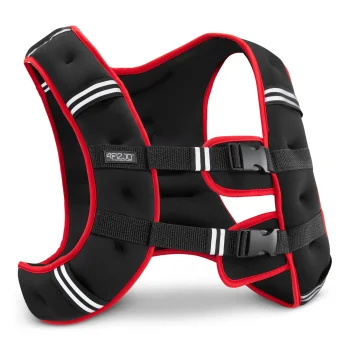 4FIZJO Weighted Training Vest 5 kg, Black/Red