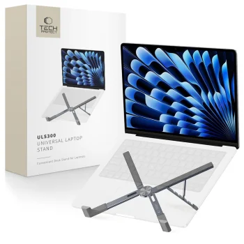 Klēpjdatora statīvs Tech-Protect ULS300 līdz 16", pelēks