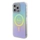 Guess iPhone 15 Pro Max vāciņš IML Iridescent MagSafe, tirkīza