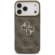 Чехол Guess 4G Big 4G Classic Logo с ремешком для iPhone 17 Pro Max, коричневый