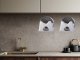 Kitchen Holder for Pot Lids and Cutting Boards, White