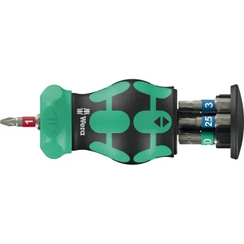 Отвертка с трещоткой и битами Wera Bicycle Set 5, 7 предметов