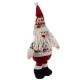 Ruhhy teleskopisks Ziemassvētku rūķis / vecītis, 60-95 cm, sarkans/balts