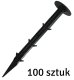Agrotextile Fixing Pins 11 cm, 100 pcs, Black