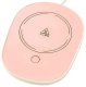 Electric Induction Cofee Cup Mug Heater Warmer, Pink