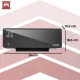 Настенная тепловая завеса Kaminer Zelvion 26399 2000 Вт с WiFi, черная