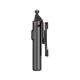 Telescopic selfie stick - tripod WC13YDS 1.3m with double lamp and holder, black