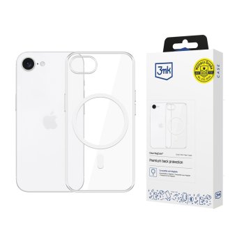 Чехол 3mk Clear MagCase для Apple iPhone 16E, Прозрачный