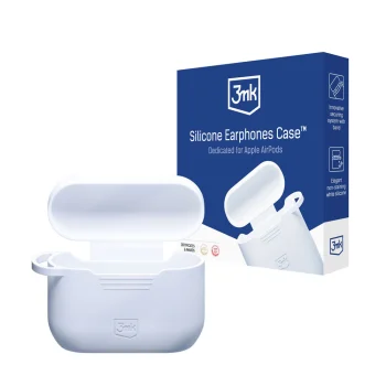 3mk Silicone Case for AirPods Pro / Pro 2, White