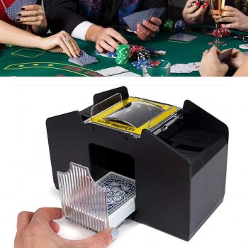 Kāršu Jaucējs Maisītājs Automātiskā Ierīce Kāršu Sajaukšanai Pokeram Blekdžekam | Automatic Playing Card...