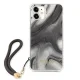 Guess iPhone 12 mini vāciņš Marble Collection, pelēks