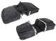Bicycle Rear Rack Pannier Bag RW1 with 4 Compartments, Black