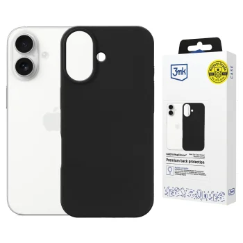 3mk Hardy MagSilicone Case for Apple iPhone 17 - Black